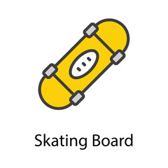 Skating board icon design stock illustration