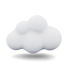 Cloud Computing Storage on Transparent Background