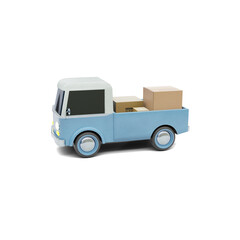 Car Shipping Package on Transparent Background