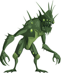 Vector creature, suitable for animation projects