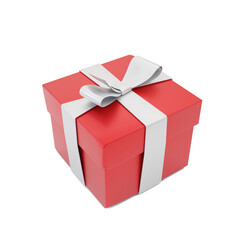 Fototapeta premium Prize Gift Box on Transparent Background