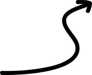 Hand drawn arrows, Transparent background