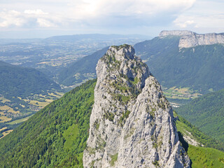Mountains above Lake Annecy in the French Alps	