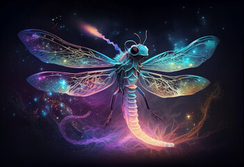 Spirit Animal - Dragonfly, Generative AI