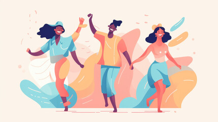 Best friends take a day trip to explore the nearby sights and learn about the local culture. Generative AI