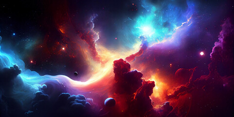Obraz na płótnie Canvas space galaxy background, Galaxy background, Starry cosmic nebula and deep space universe galaxies.