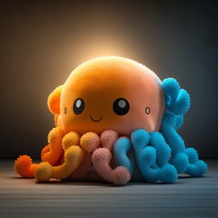 Cute Squishy Octopus Plush Toy