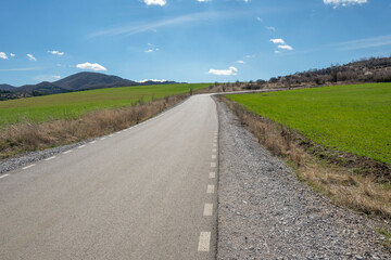 Spring landscape of Lyulin Mountain, Bulgaria