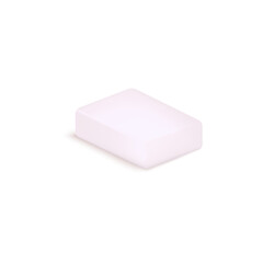 Soap packaging template in perspective, realistic illustration isolated.