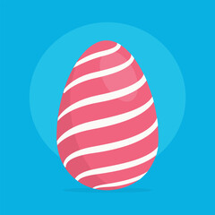 Easter egg. Vector Illustration . 