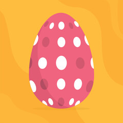 Easter egg. Vector Illustration . 