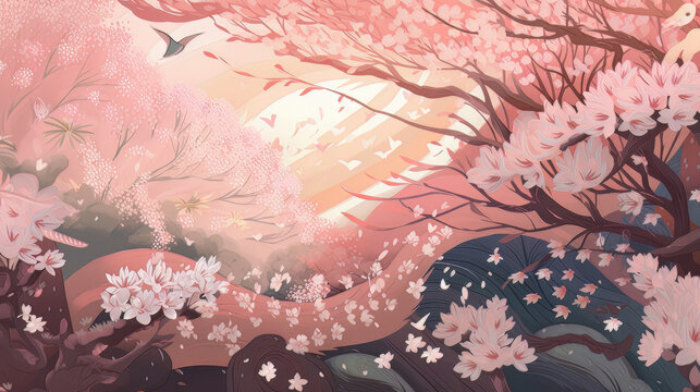 Cherry Blossom in the snow