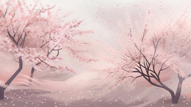Cherry Blossom in the snow