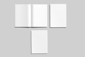 Realistic Book Cover Mockup