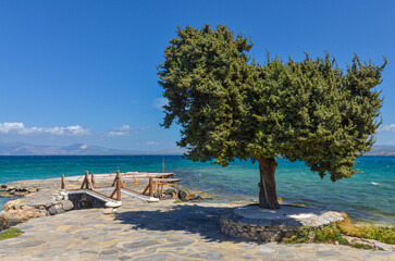 pier on Dodo Beach in Ardic (Cesme, Izmir region, Turkey) © ssmalomuzh
