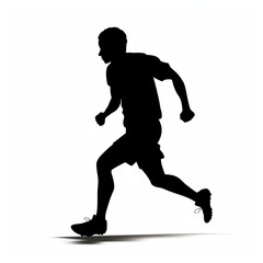 silhouette, woman, sport, runner, vector, running, dance, run, jump, dancer, body, black, athlete, illustration, fitness, action, people, exercise, sports, soccer, jogging, player, art, sprint, footba