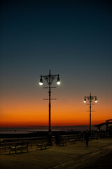 silhouette of a cross sunset