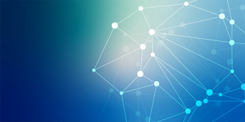 Colorful Abstract Technology Connection Background. Vector Illustration