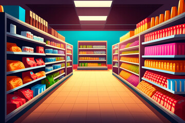 Supermarket. Generative AI