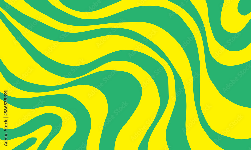 Aufkleber cool trendy groovy pattern. abstract geometric funky background. retro vintage y2k texture vector de