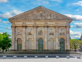 Obraz premium Cathedral of St. Hedwig on Bebelplatz square, Berlin, Germany