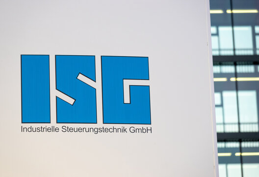 Logo of ISG in Stuttgart
