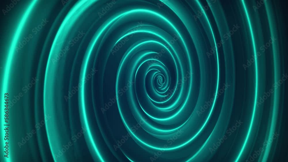 Poster metallic silk water spiral. concentric optical illusion. abstract point digital wave of particles. t