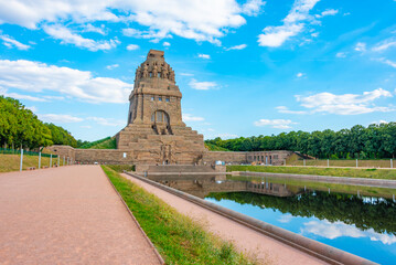 Monument to the Battle of the Nations in German town Leipzig