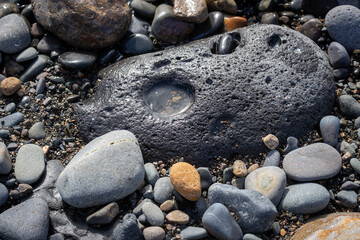 Pebbles on Pena Horadada, Fuerteventura