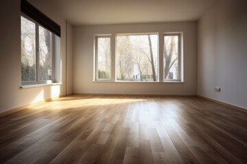 Fototapeta premium interior of apartment or new construction, generative ai