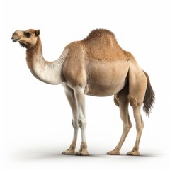 camel isolated on background, generative, ai