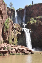 Uzud waterfalls, Morocco, Marrakech, Africa,