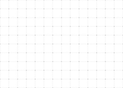 Abstract Grid Background With Lines And Dots. Black Grid For Motion Graphic, VFX Tracking Markers And Video Effects. Vector