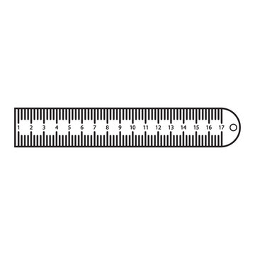 ruler icon logo vector design