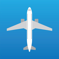 Airplane icon. Vector illustration.
