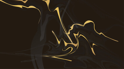 Black gold marble texture wallpaper. Abstract design illustration