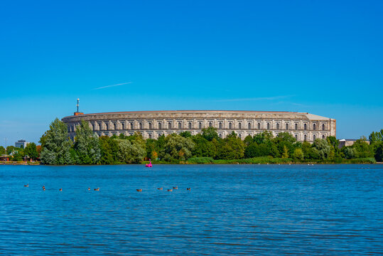 View of former Nazi congress hall in N&uuml;rnberg, Germany