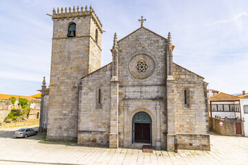 Fototapeta na wymiar The Igreja Matriz de Caminha, the Mother Church of Caminha.