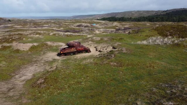 Dunes de Biville Natural Reserve and Heritage Site in France Normandy