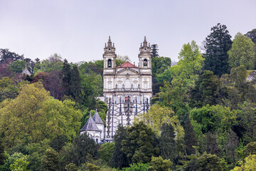 Fototapeta na wymiar Sanctuary of Our Lady of Sameiro in Braga.