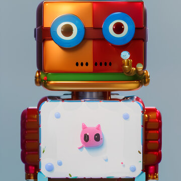 MechMind 3D, 
funny robot