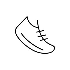 shoe icon. outline icon