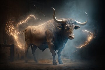 An Alluring Spell - The Mythical Bull Generative AI