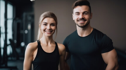 couple in the gym