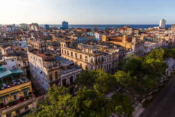 Fototapeta na wymiar Havana at Sunset