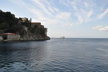 The Monastery of Osiou Grigoriou is a monastery built on Mount Athos
