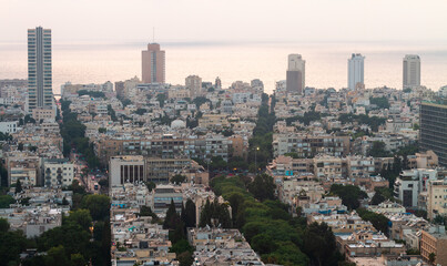 Tel Aviv top view: dormitory green quaters