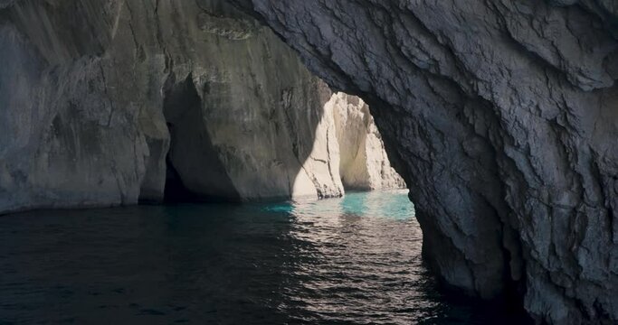Blue Cavesat Paxos iIsland, Greece