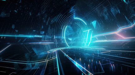 futuristic tech,  data flowing, digital, background
