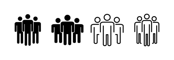 People icon vector for web and mobile app. person sign and symbol. User Icon vector